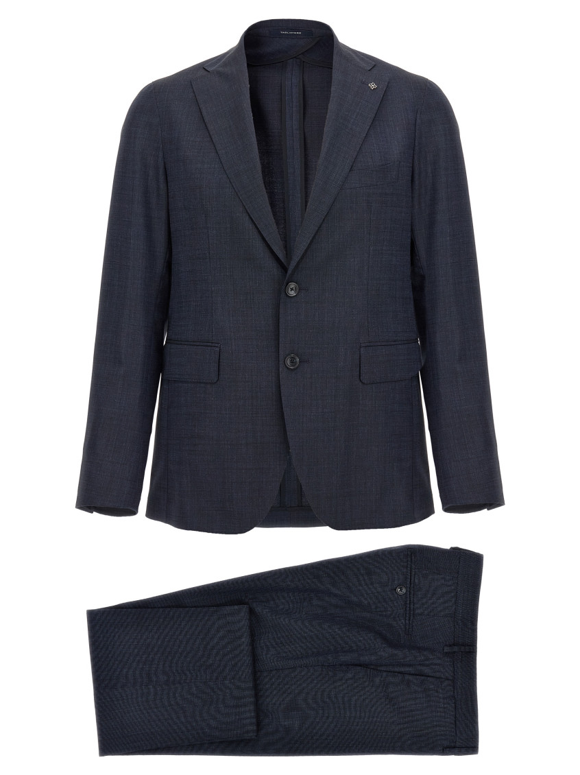 Tagliatore 'vesuvio' Single Breasted Suit With Notched Lapel