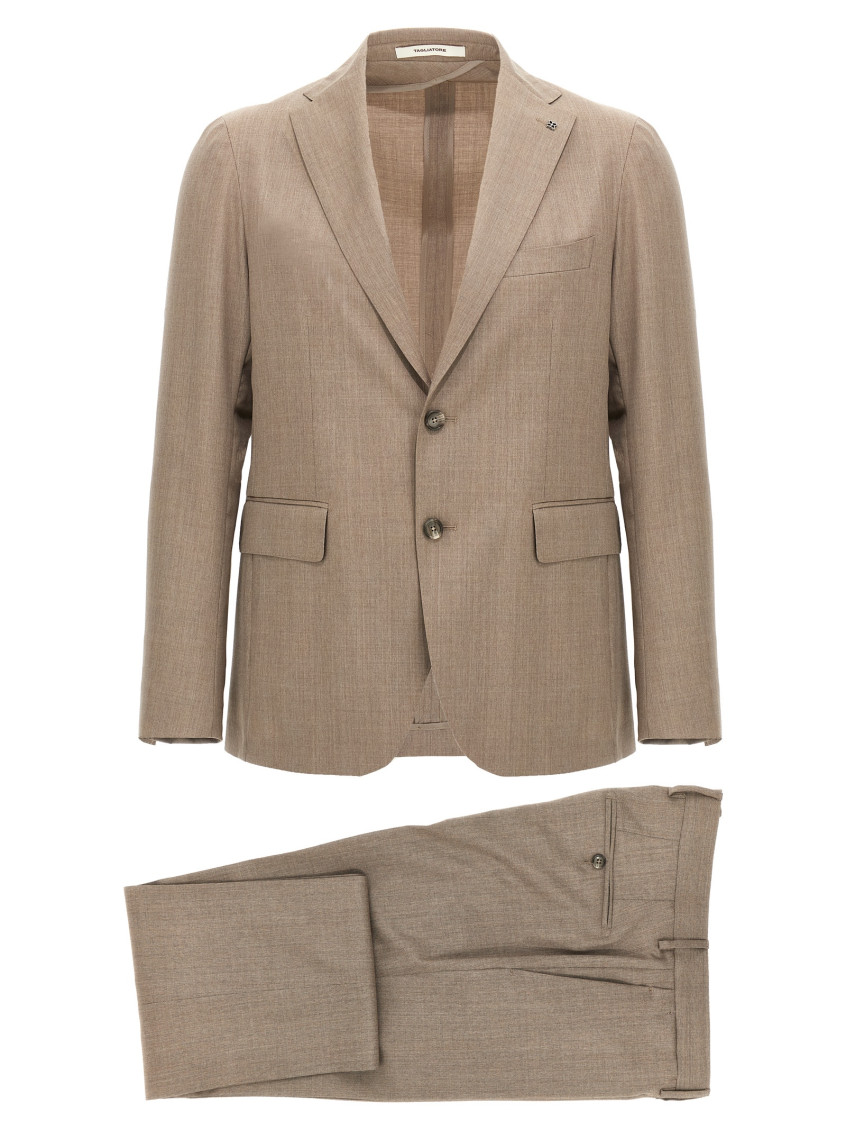 Tagliatore 'vesuvio' Suit With Notch Lapel