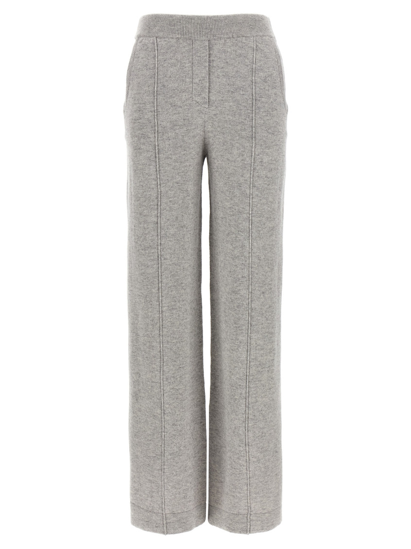 Peserico Trousers Wool Silk Elastic Waistband