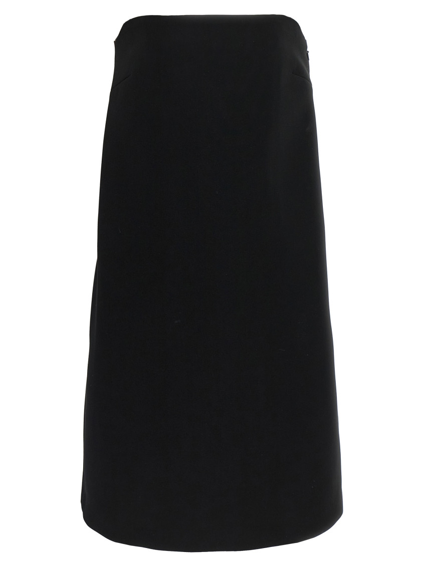 Moschino Black Fiocco Mini Dress In Black