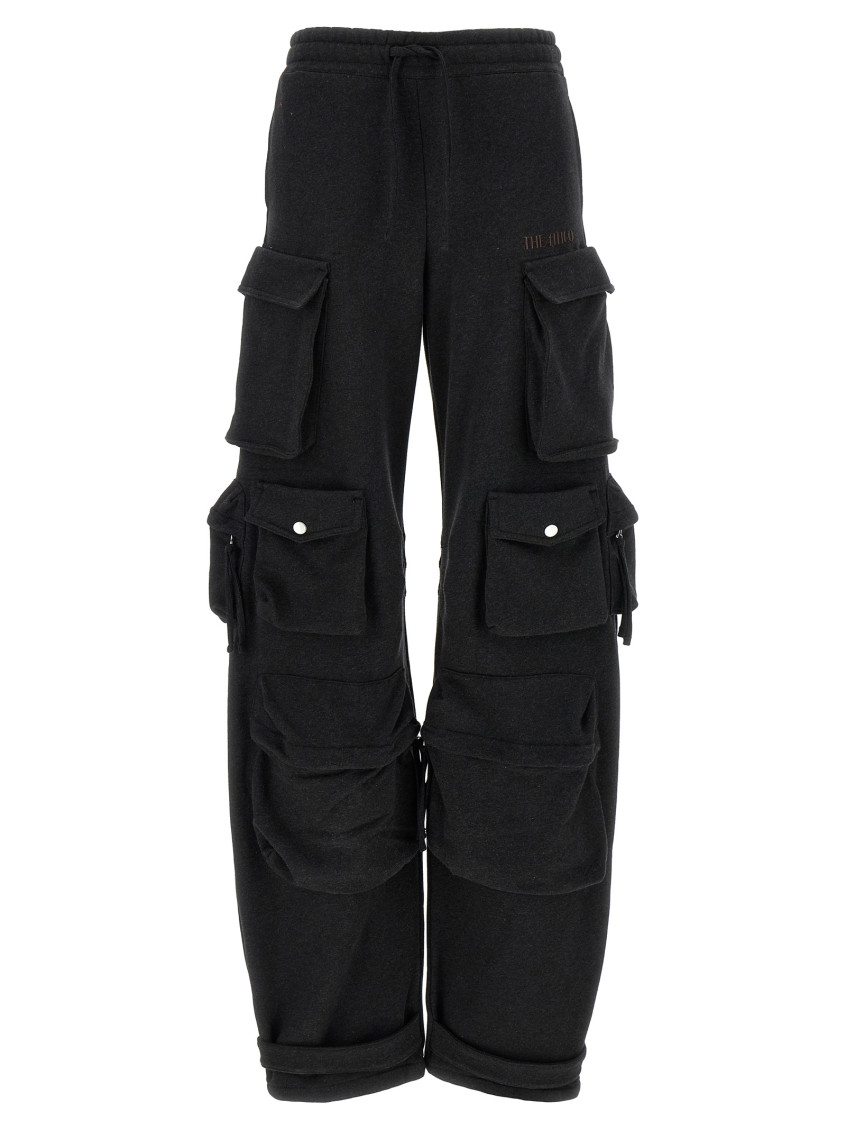 Attico Trousers Cargo Pockets Elastic Waistband