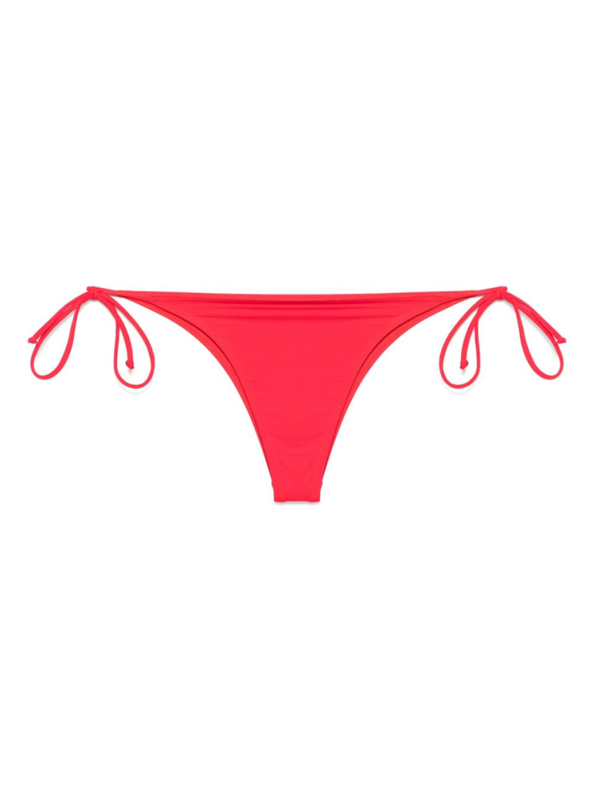 Mc2 Saint Barth Red Basic Bikini Bottoms In Red