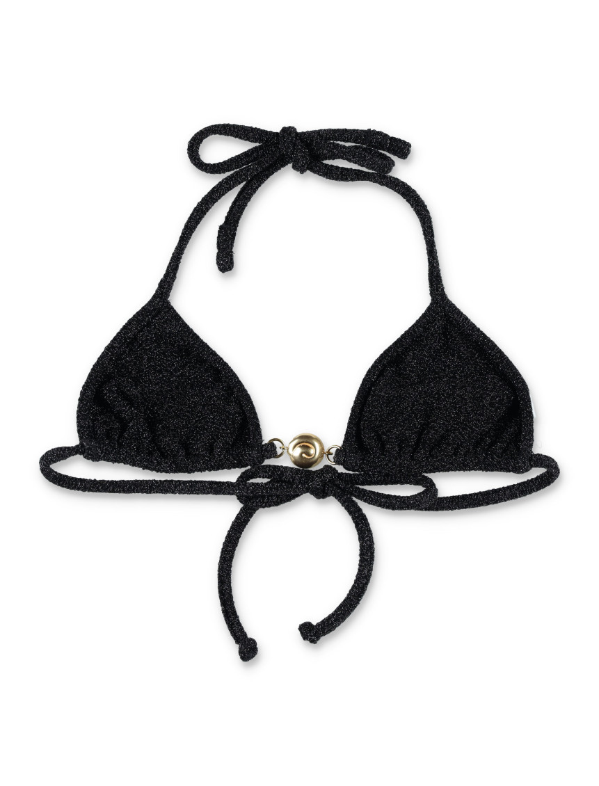Reina Olga Gold Halter Neck Triangle Top