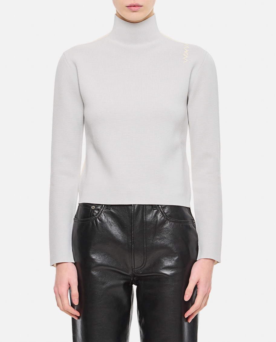 Marni Turtleneck Sweater In White