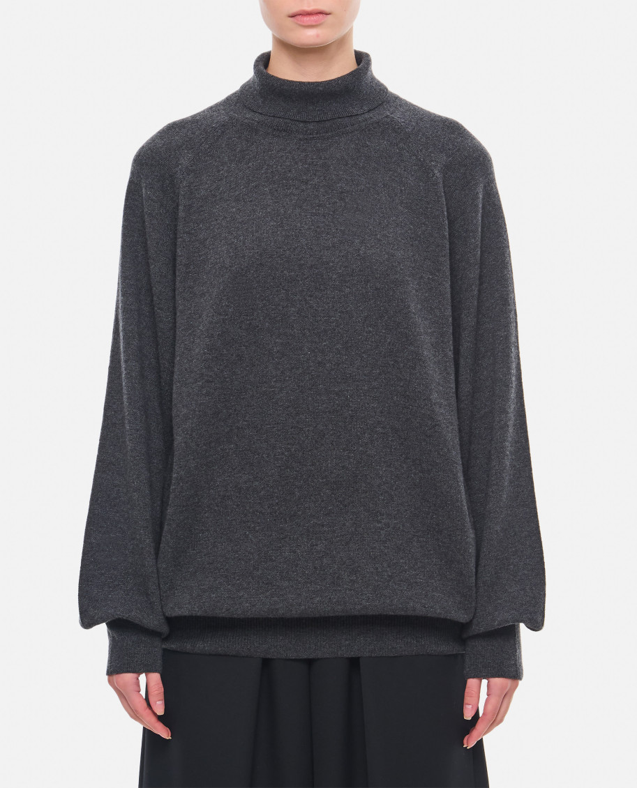 Khaite Grey Percy Sweater In Gray