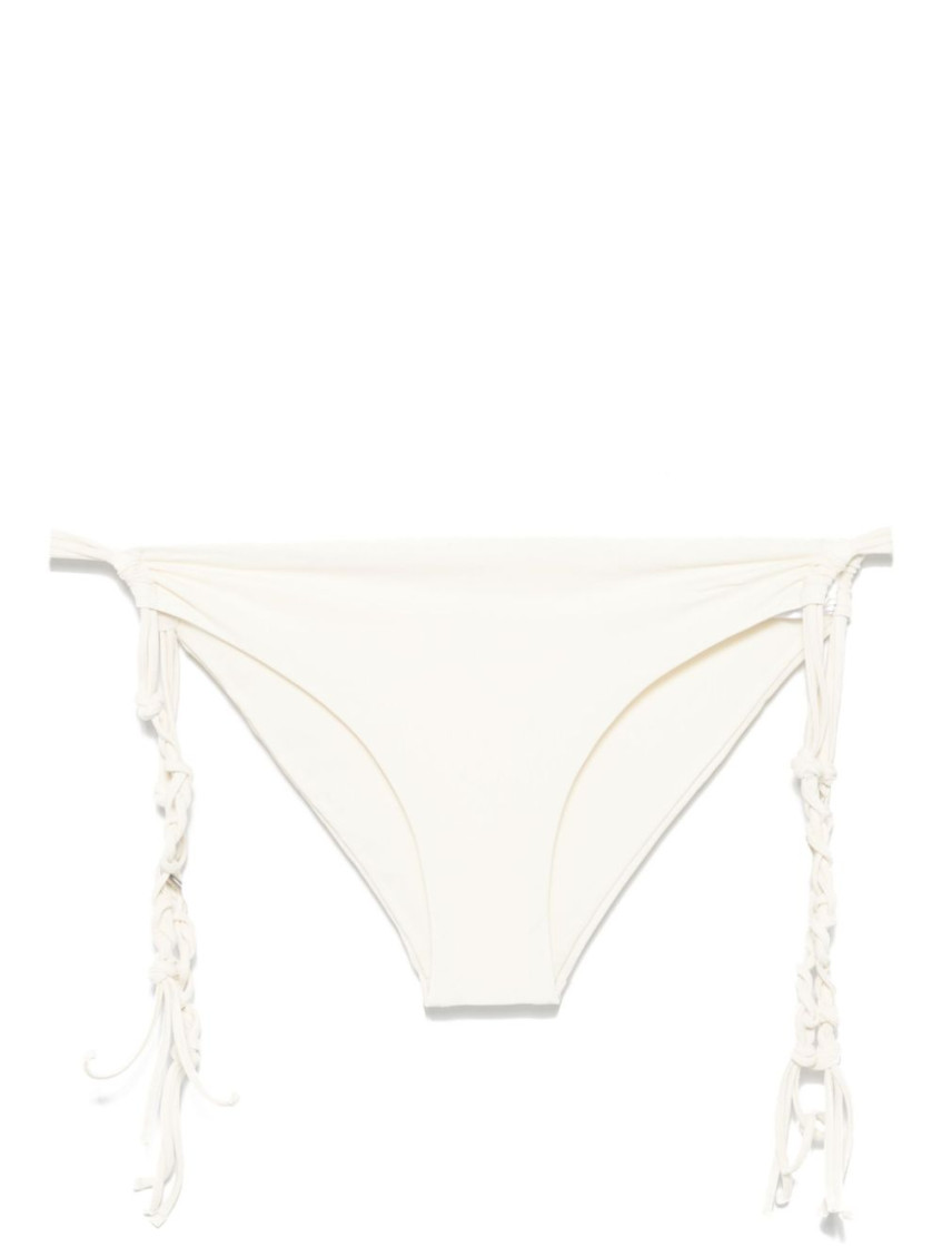 Jil Sander Tangle Bikini Bottoms In White