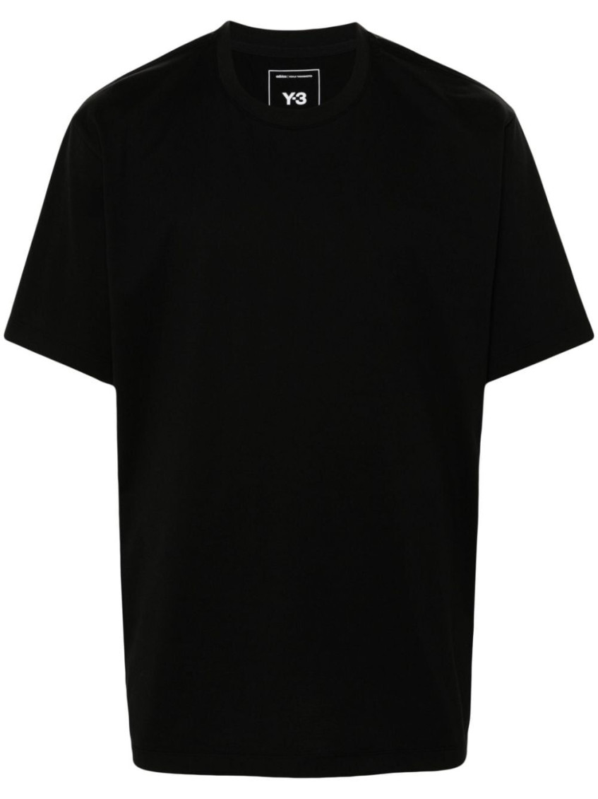 【関税込み】Y-3 ブラック Run Tシャツ Y-3 Adidas Y 3 Black Cotton T Shirt With Logo | ModeSens