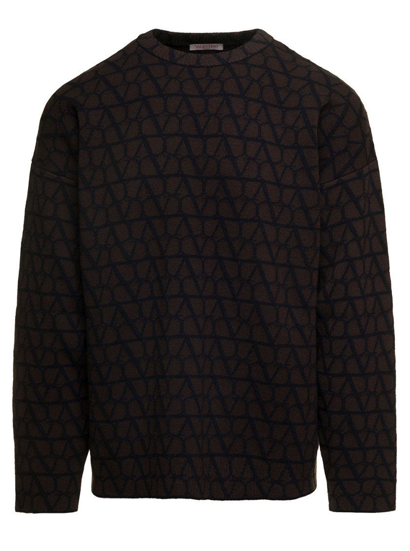 Valentino Toile Iconographe Sweater In Multi