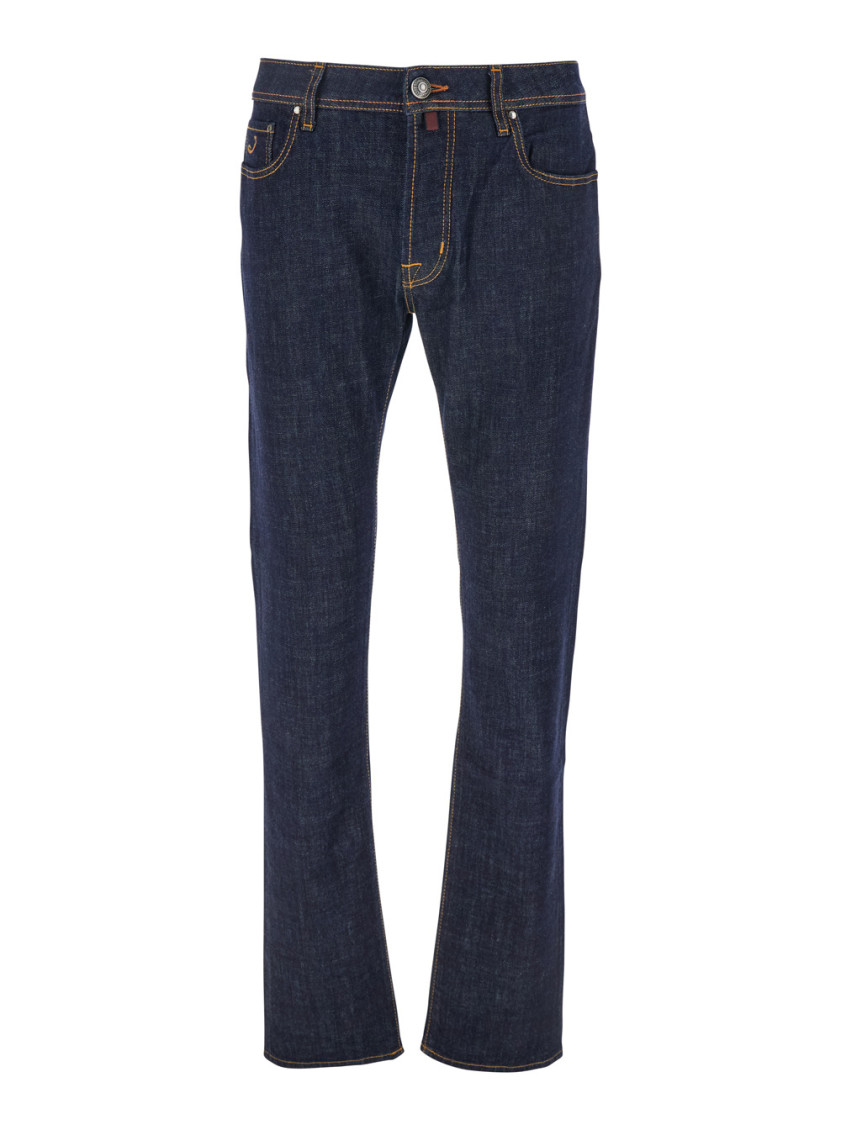 Jacob Cohen Dark Blue Slim Fit Jeans In Blue