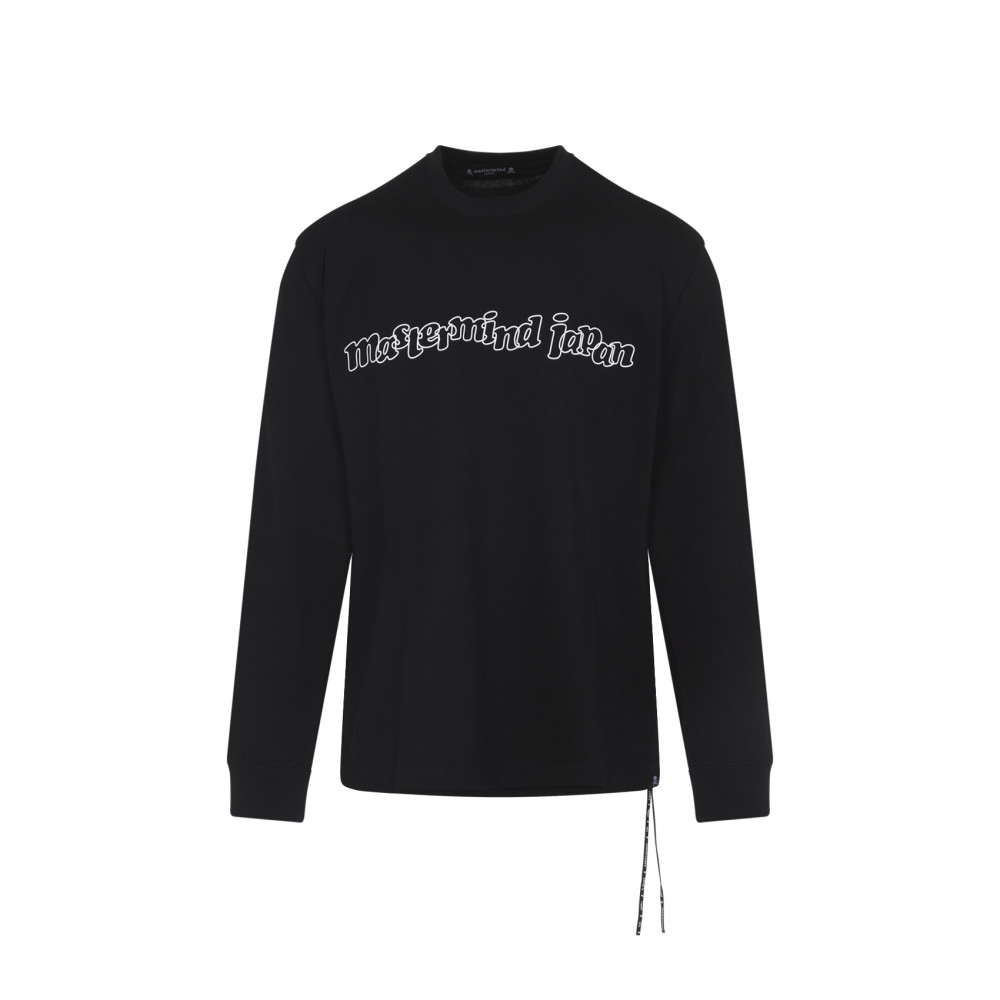 Mastermind Japan Long-sleeved T-shirt With Bold Skull Graphic In Black