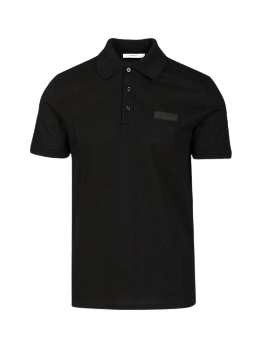 Givenchy 黒ポロシャツ Givenchy Black Logo Polo