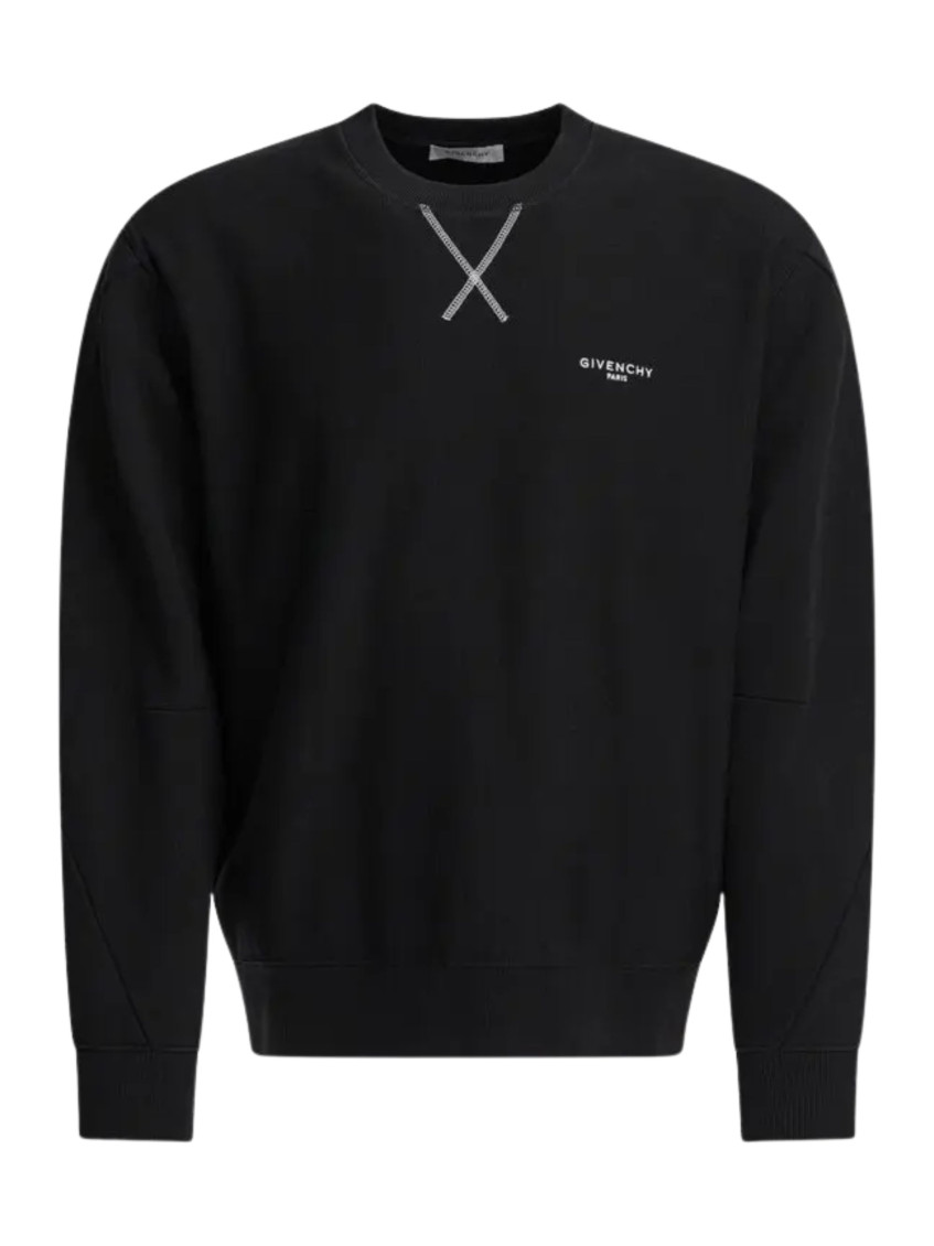 Givenchy Black Logo Sweatshirt for Men Online USA at Darveys.com