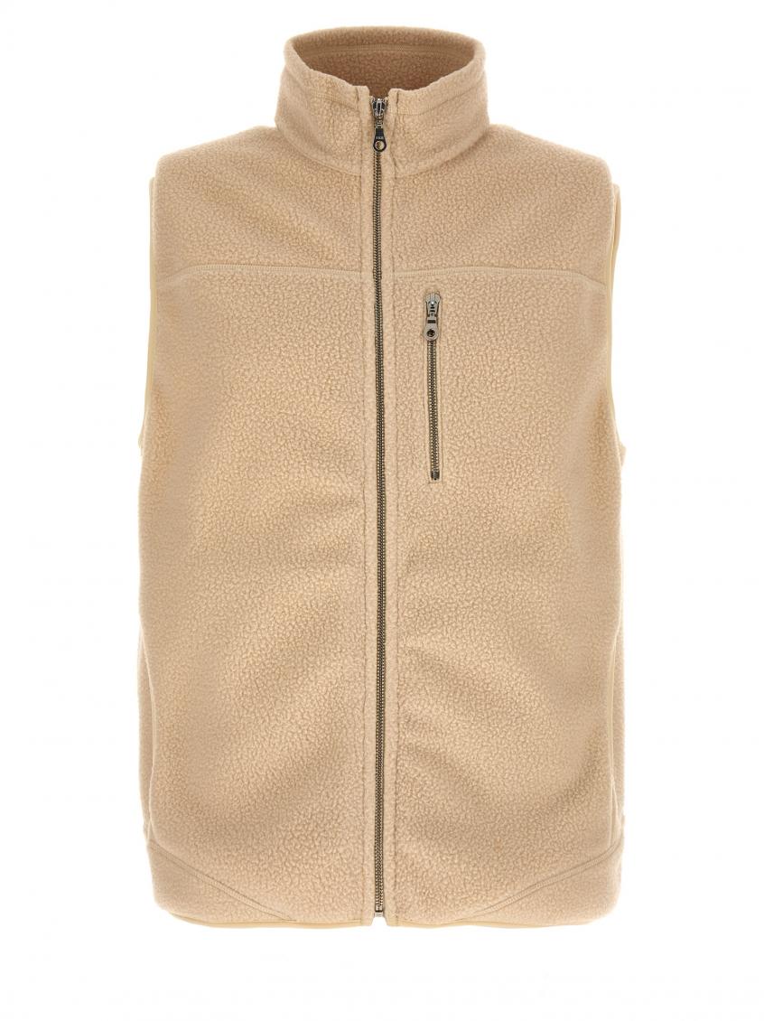 Harmony Manes Gilet White In Beige