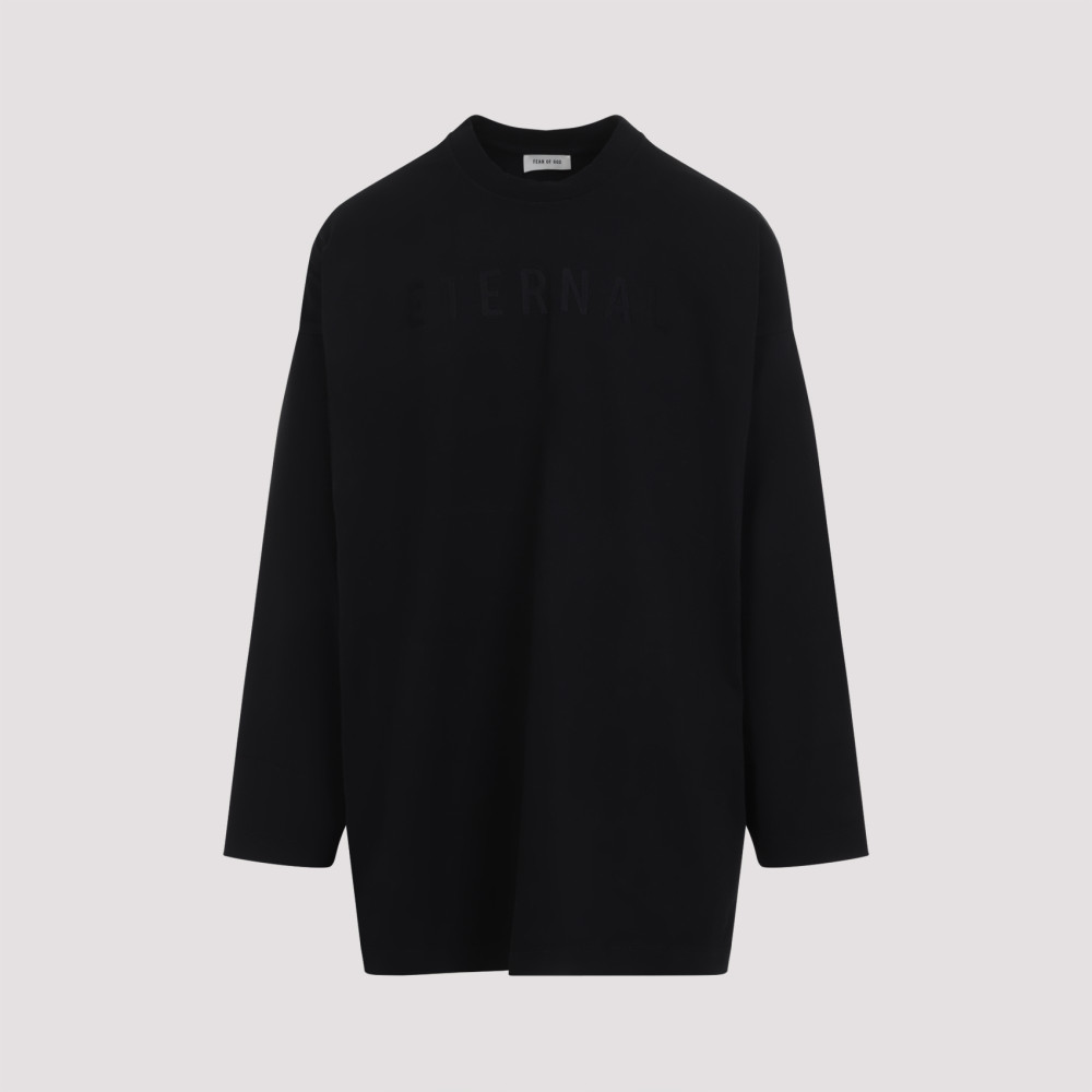 Shop Fear Of God Black Eternal T-shirt