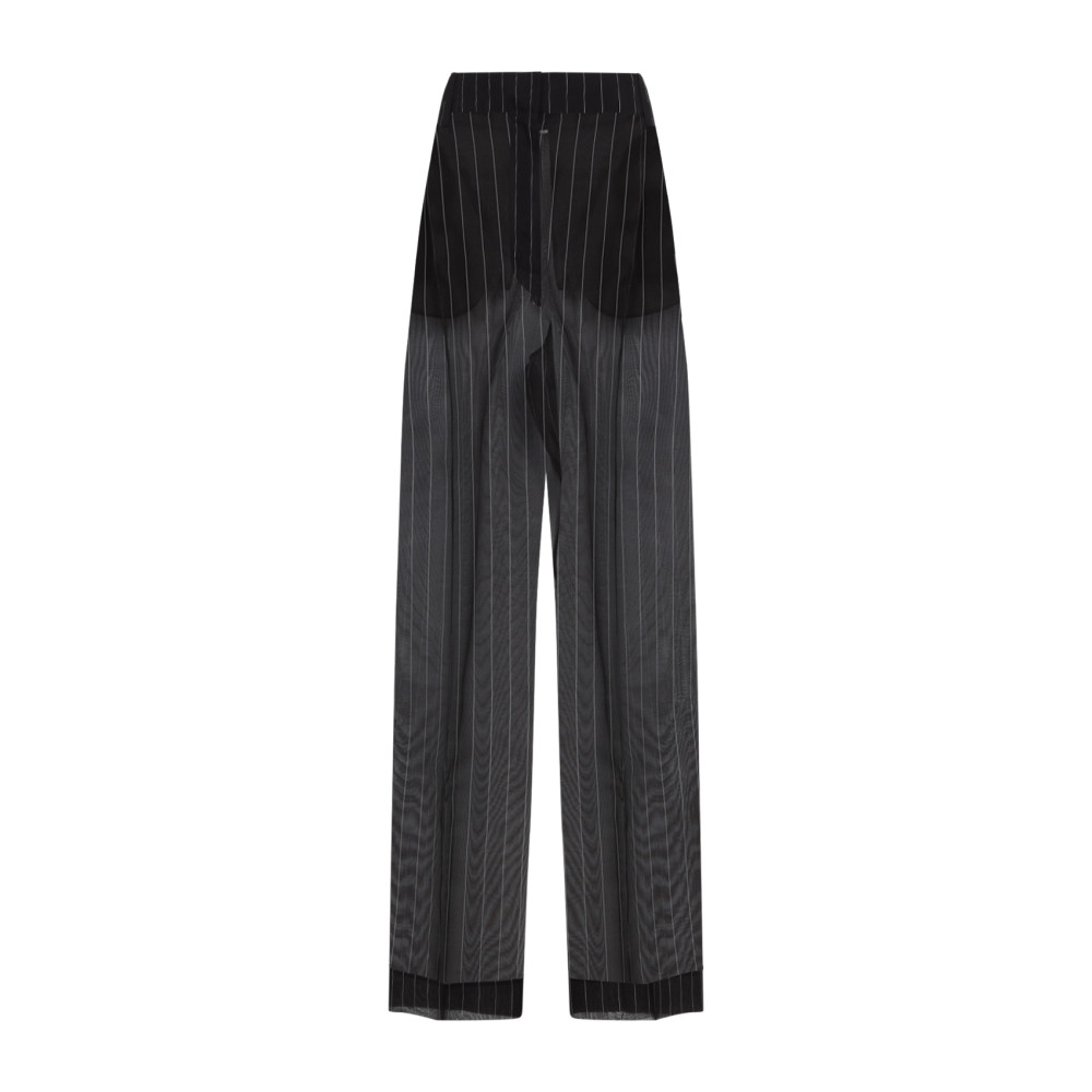 Khaite Trasnlucent Trousers In Black