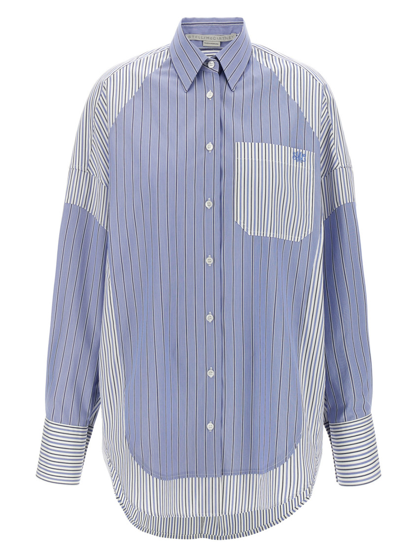Shop Stella Mccartney Multicolor Striped Shirt