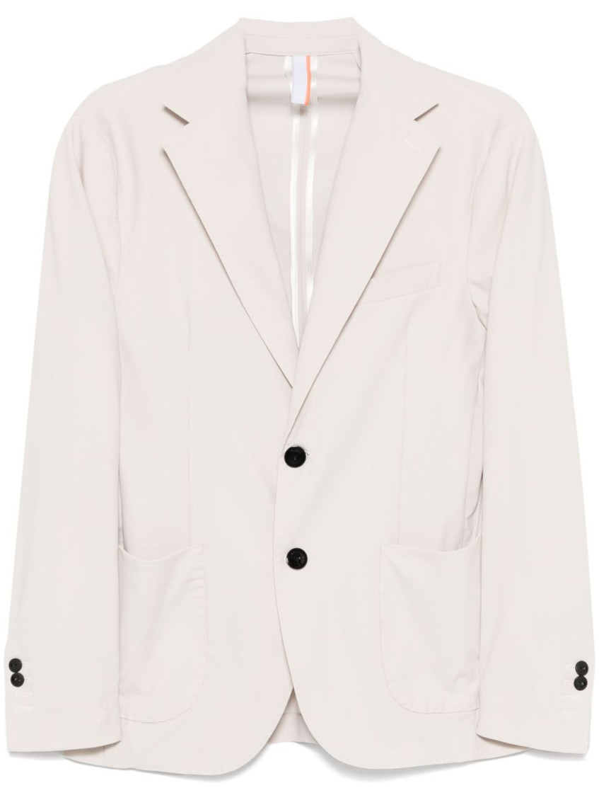 P.m.d.s Pmds Single-breasted Jacket In Light Grey