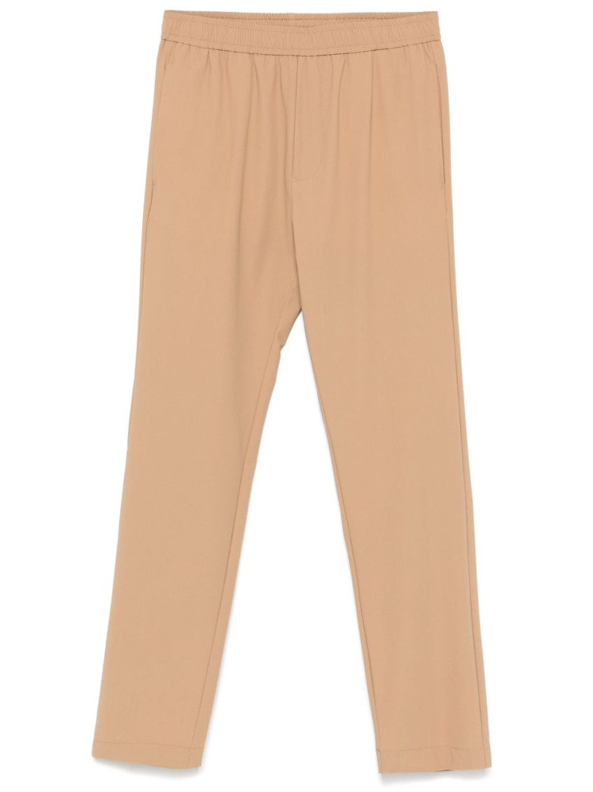 P.m.d.s Beige Elasticated Trouser In Beige