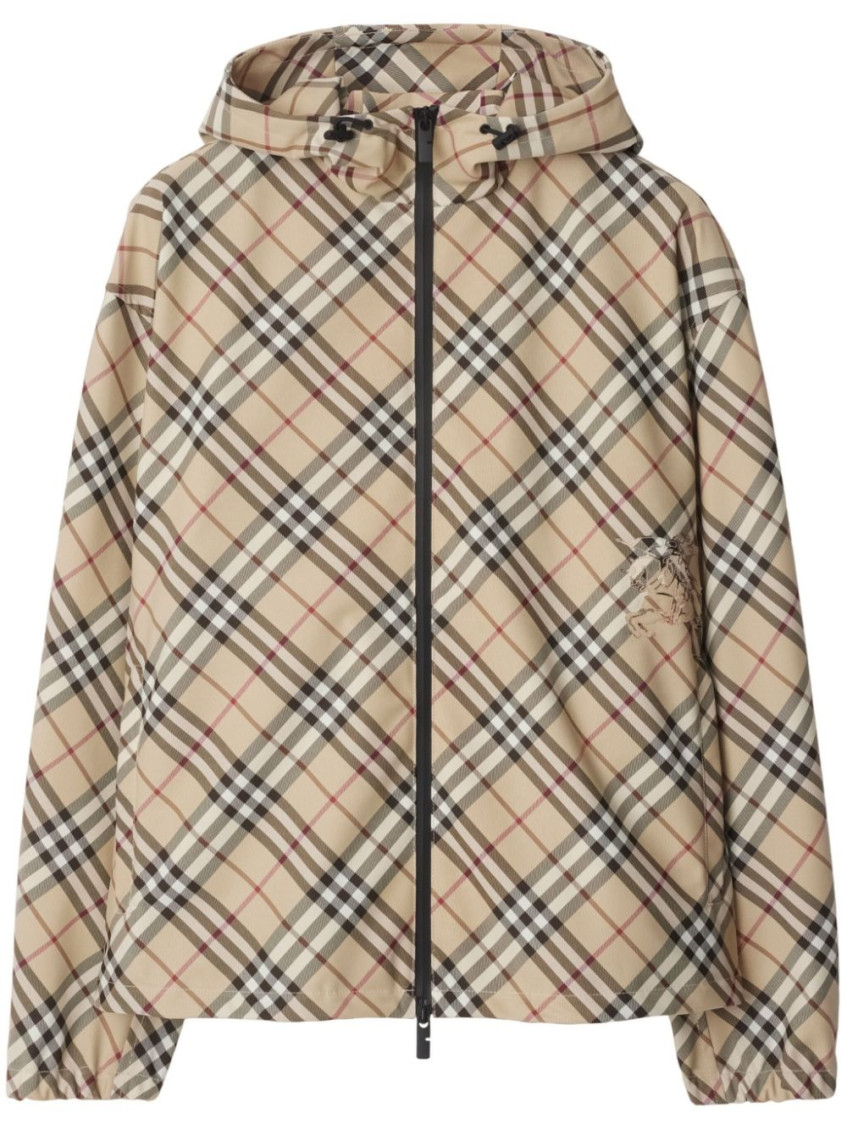BURBERRY BEIGE ARCH CHECK JACKET