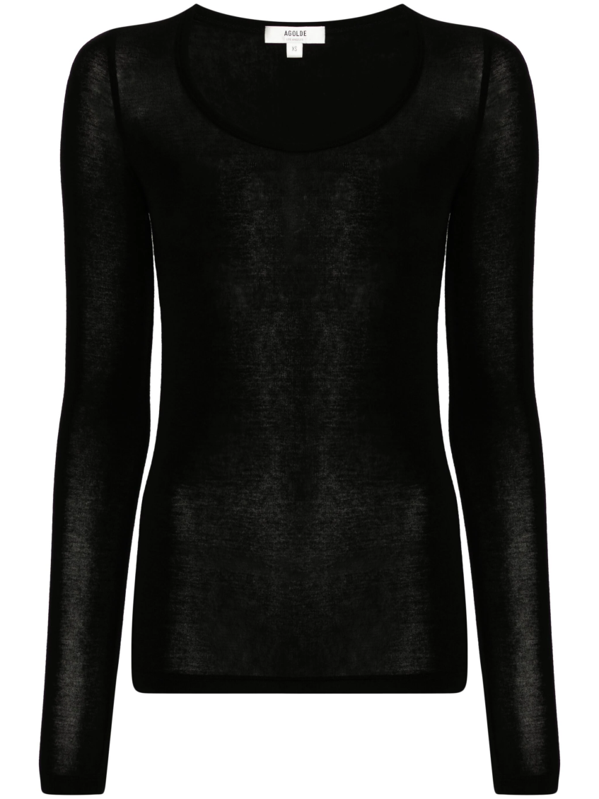 Agolde Corey Top In Black