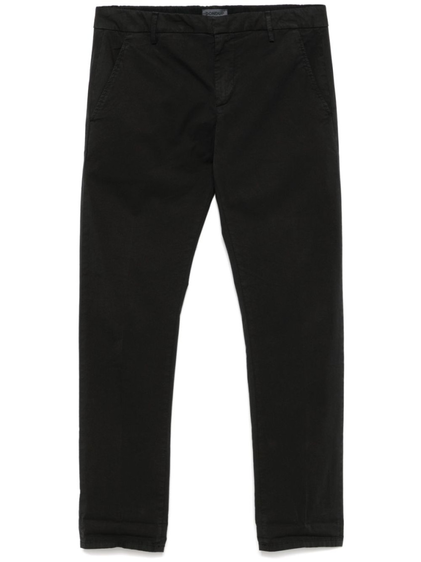 Dondup Trousers Featuring Belt Loops And Pockets In Black