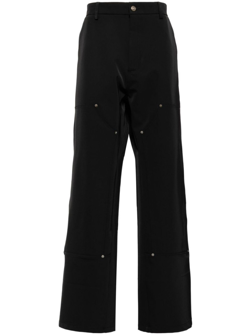 424 Panelled Technical Trousers With Structured Silhouette In Black