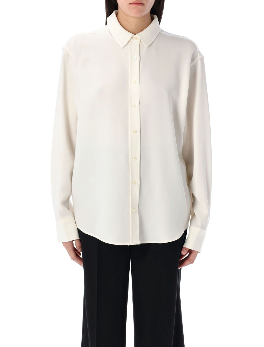 Anine Bing Ivory Braxton Shirt In White
