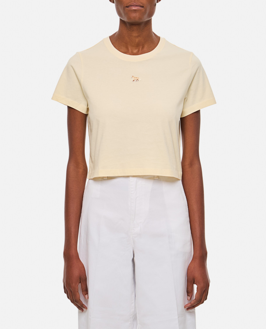 Maison Kitsuné Baby Fox T-shirt In Beige