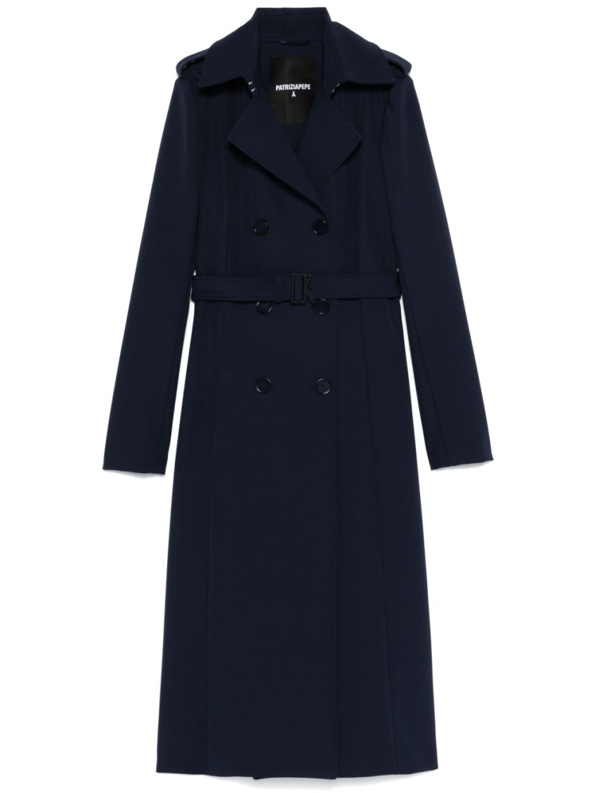 PATRIZIA PEPE NAVY BLUE TRENCH COAT