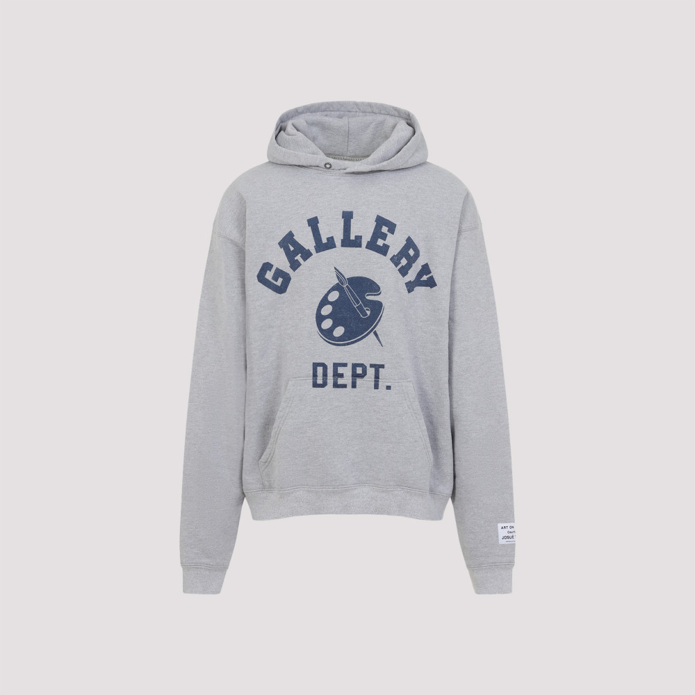 Gallery Dept. Cotton Art Dept. Logo Hoodie In Grey