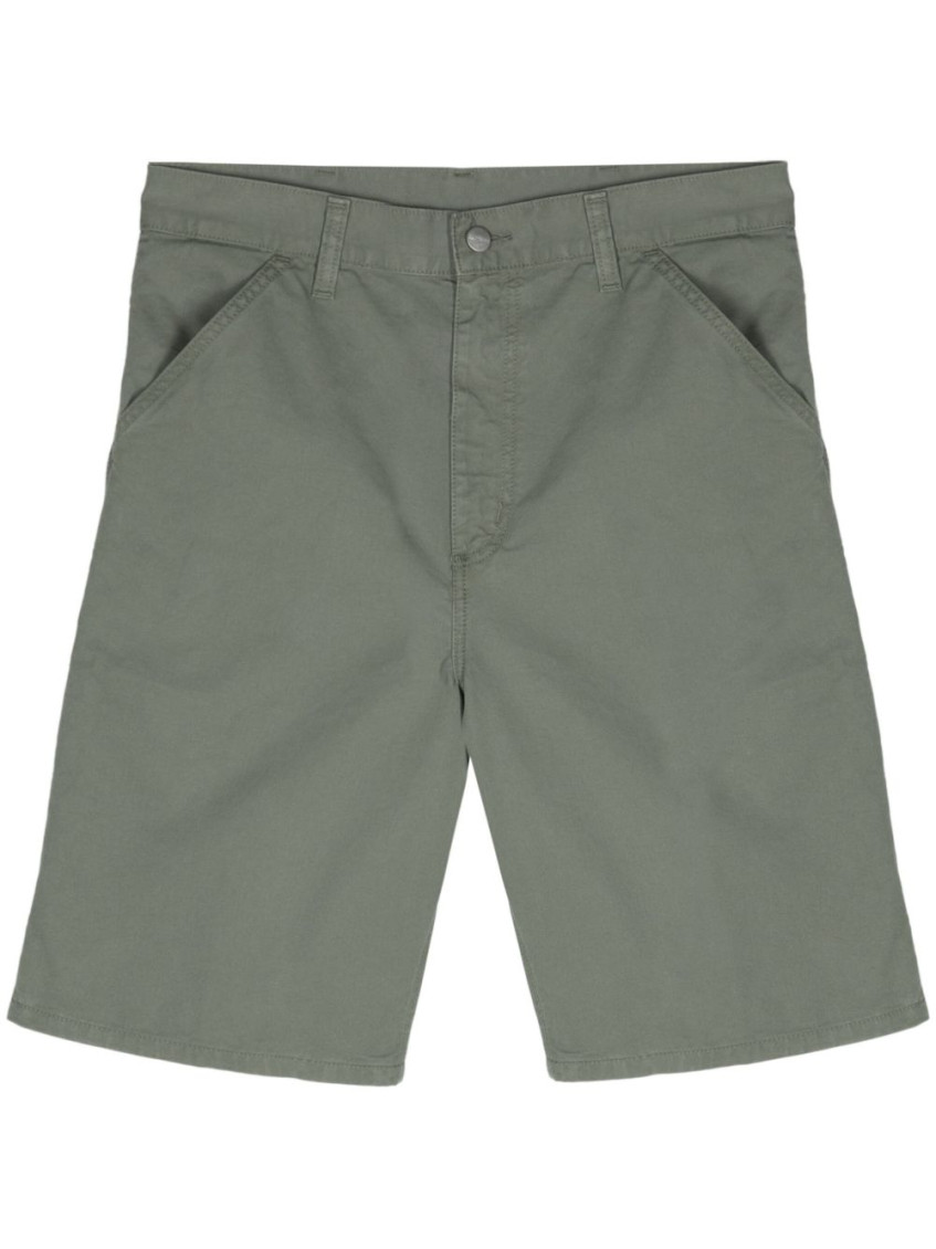 Carhartt Logo-patch Bermuda Shorts In Green