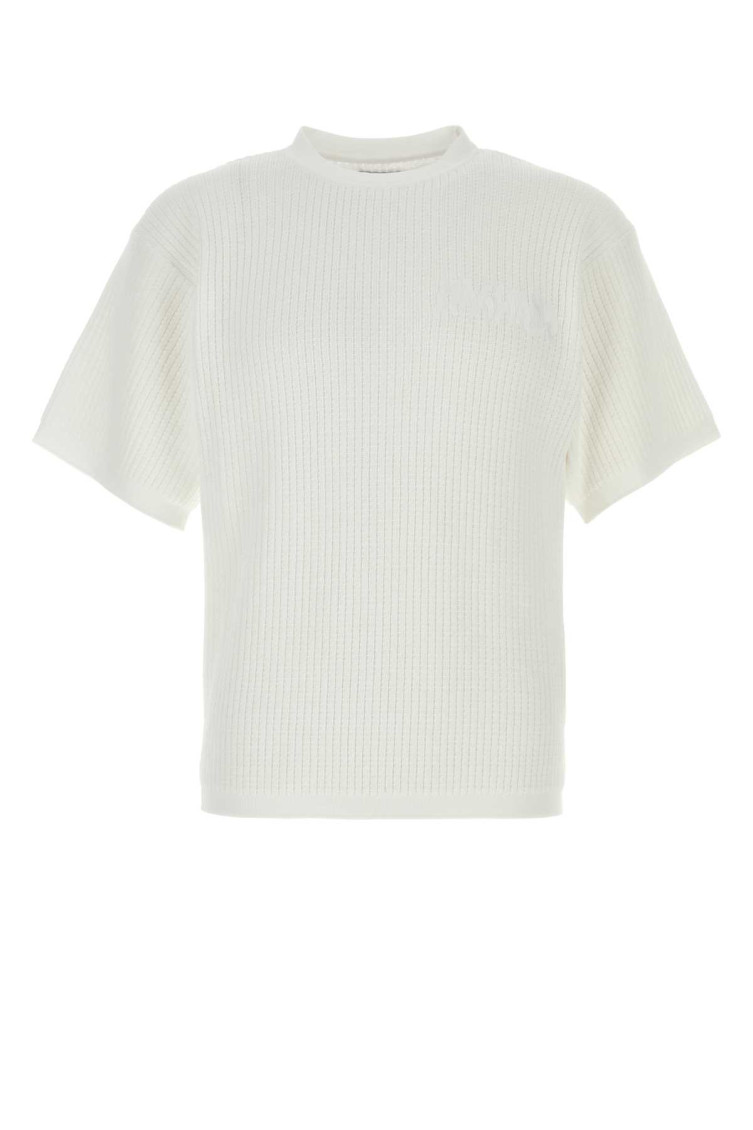 Tシャツ・カットソー MAGLIANO White Cotton Waffle T-Shirt Magliano White Cotton Waffle T-shirt | ModeSens