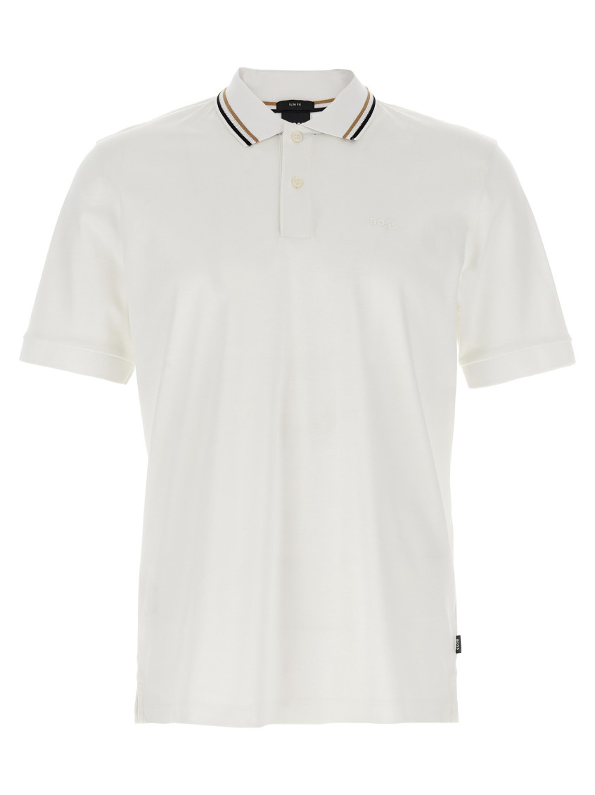 Hugo Boss Penrose 38 Polo Shirt In White