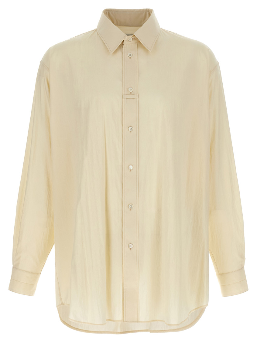 Lemaire Loop Shirt In White