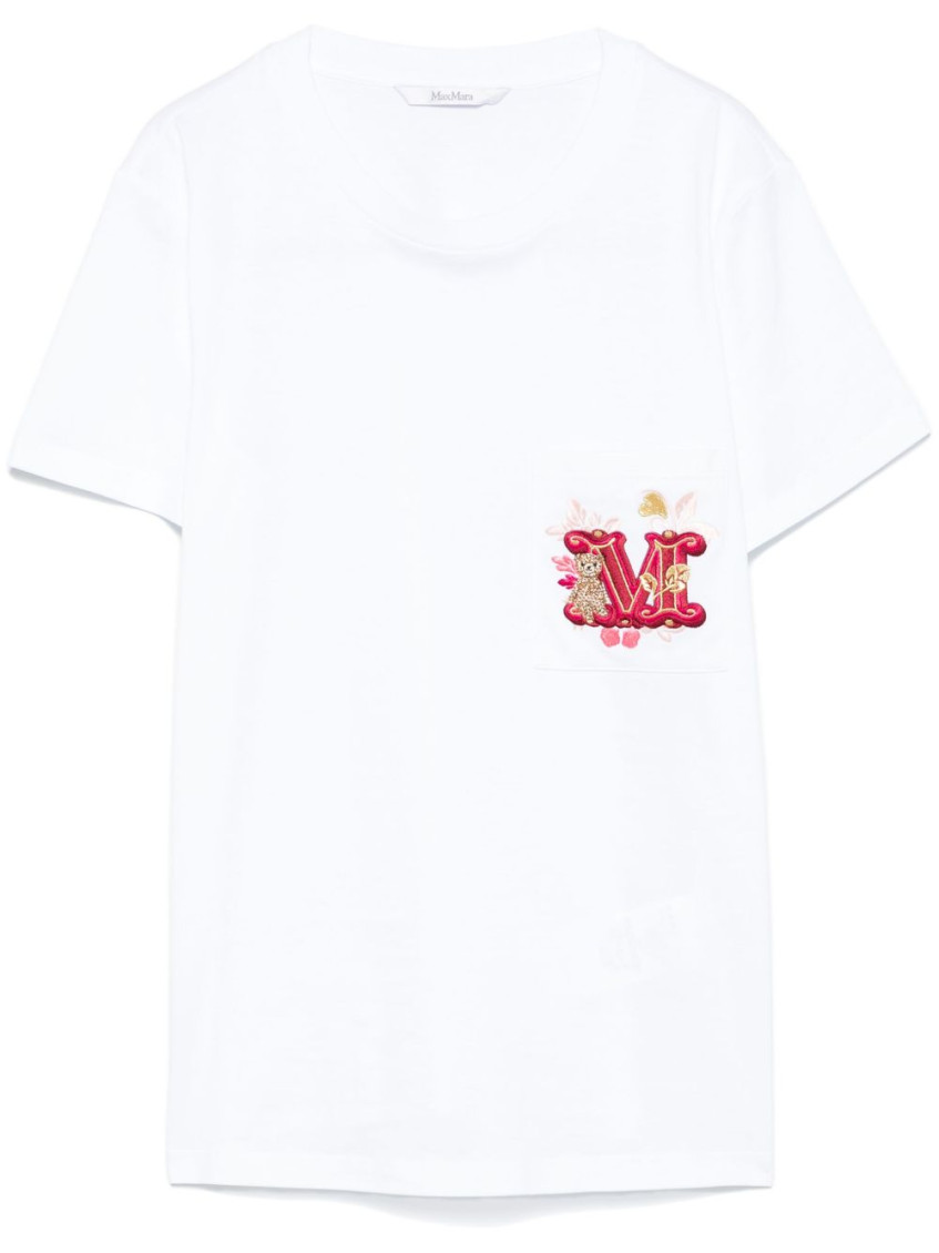 Shop Max Mara White Nunzio T-shirt
