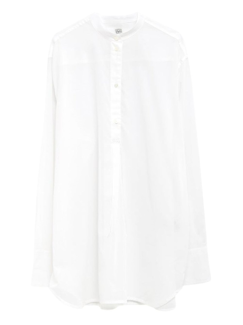 Shop Totême White Cotton Shirt