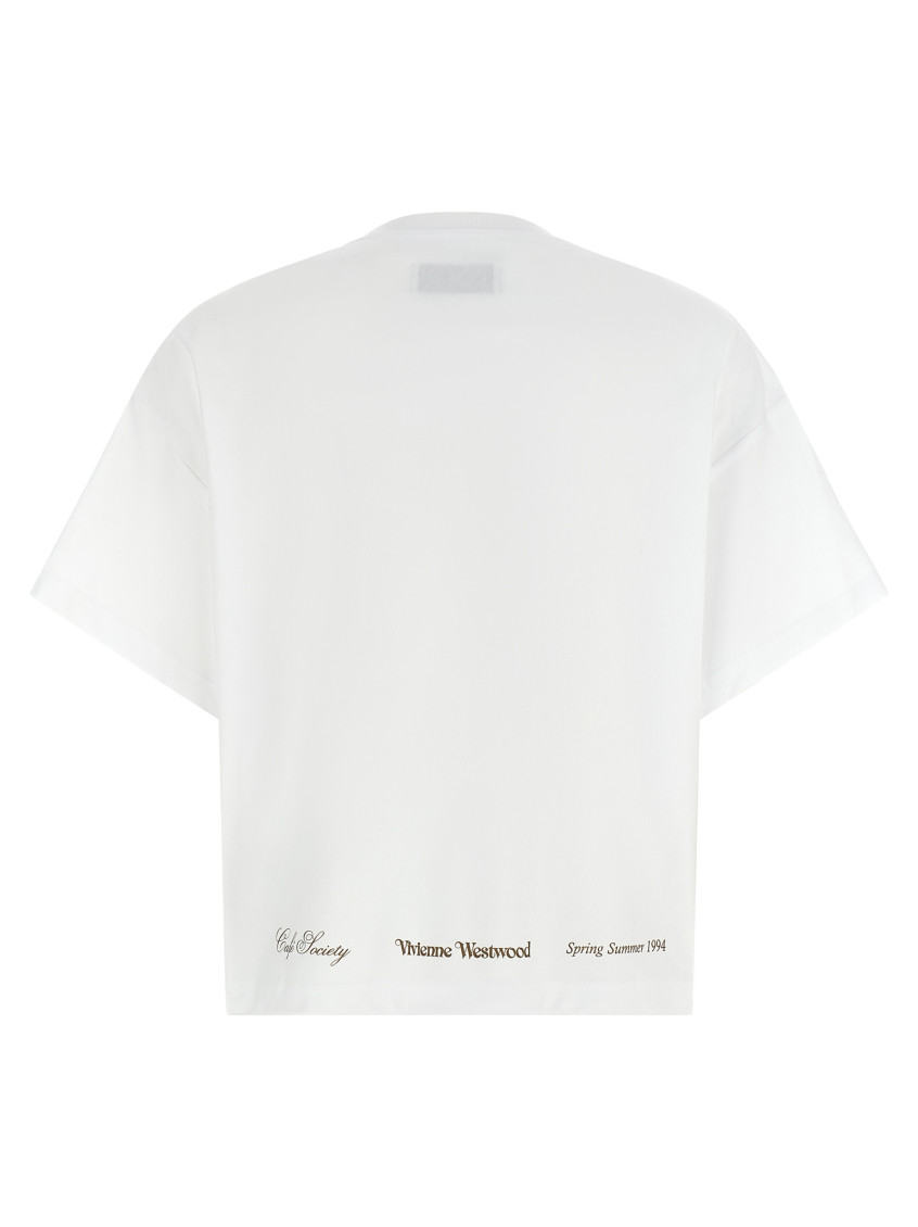 Vivienne Westwood White Flower Box T-shirt for Women Online India