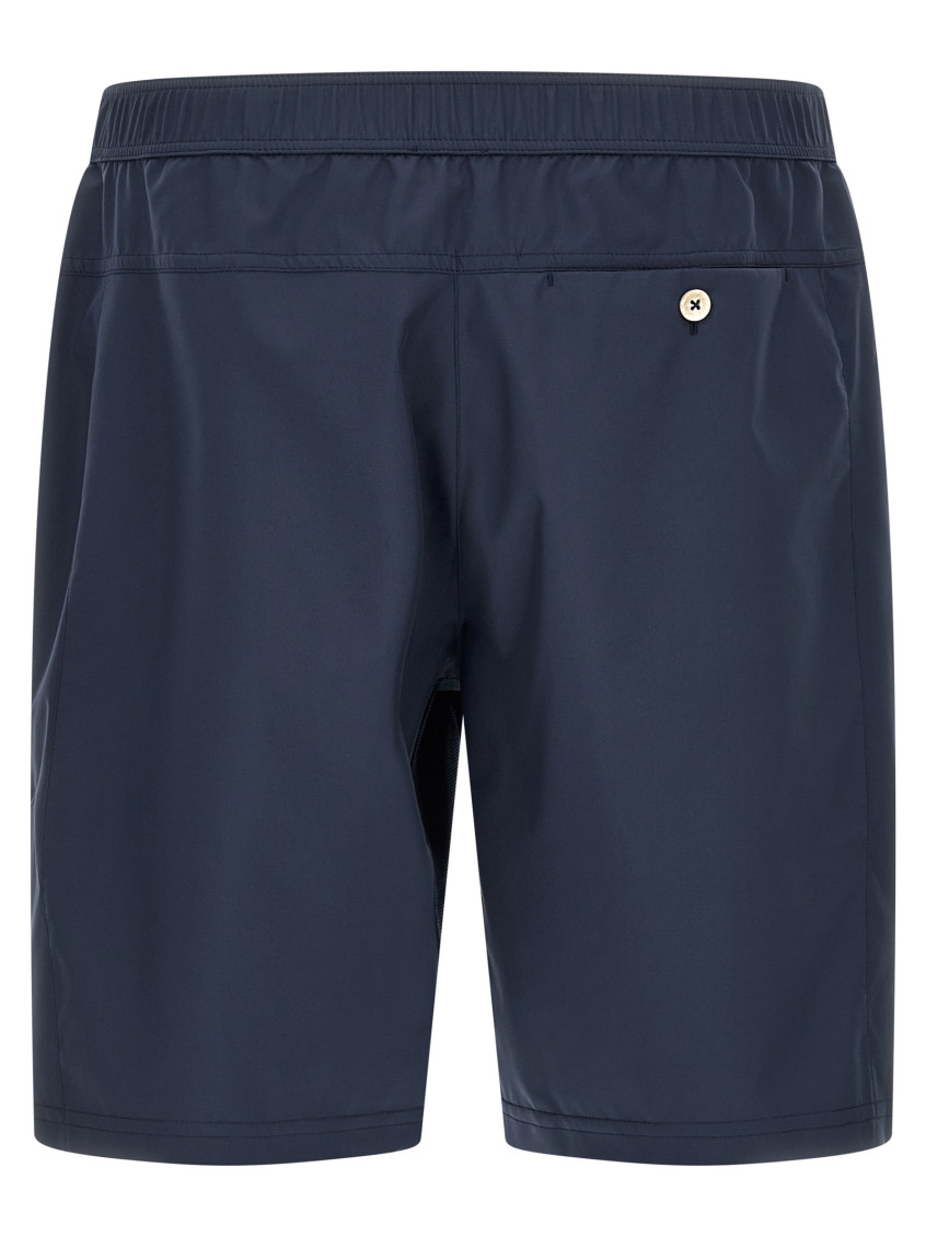 Brunello Cucinelli Blue Tennis Bermuda Shorts for Men Online USA