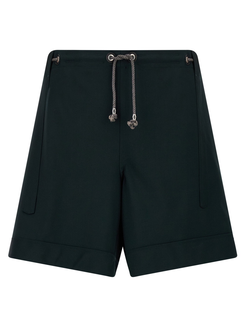 Kiko Kostadinov Green Kyan Bermuda Shorts for Men Online USA at