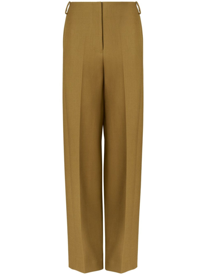 TORY BURCH GREEN CLASSIC TROUSERS