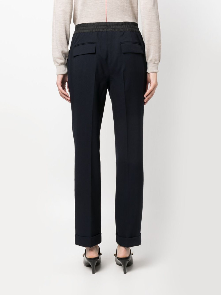 Parosh Blue Drawstring-waist Trousers for Women Online USA
