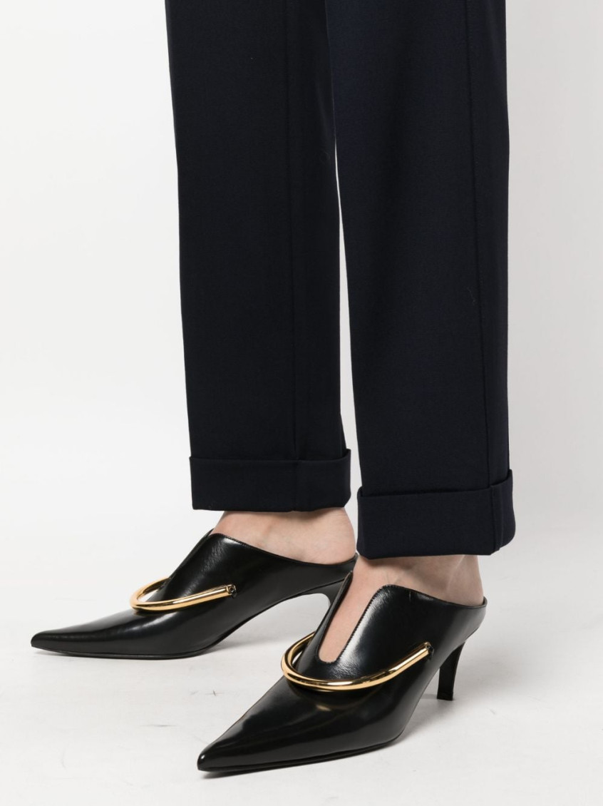 Parosh Blue Drawstring-waist Trousers for Women Online USA