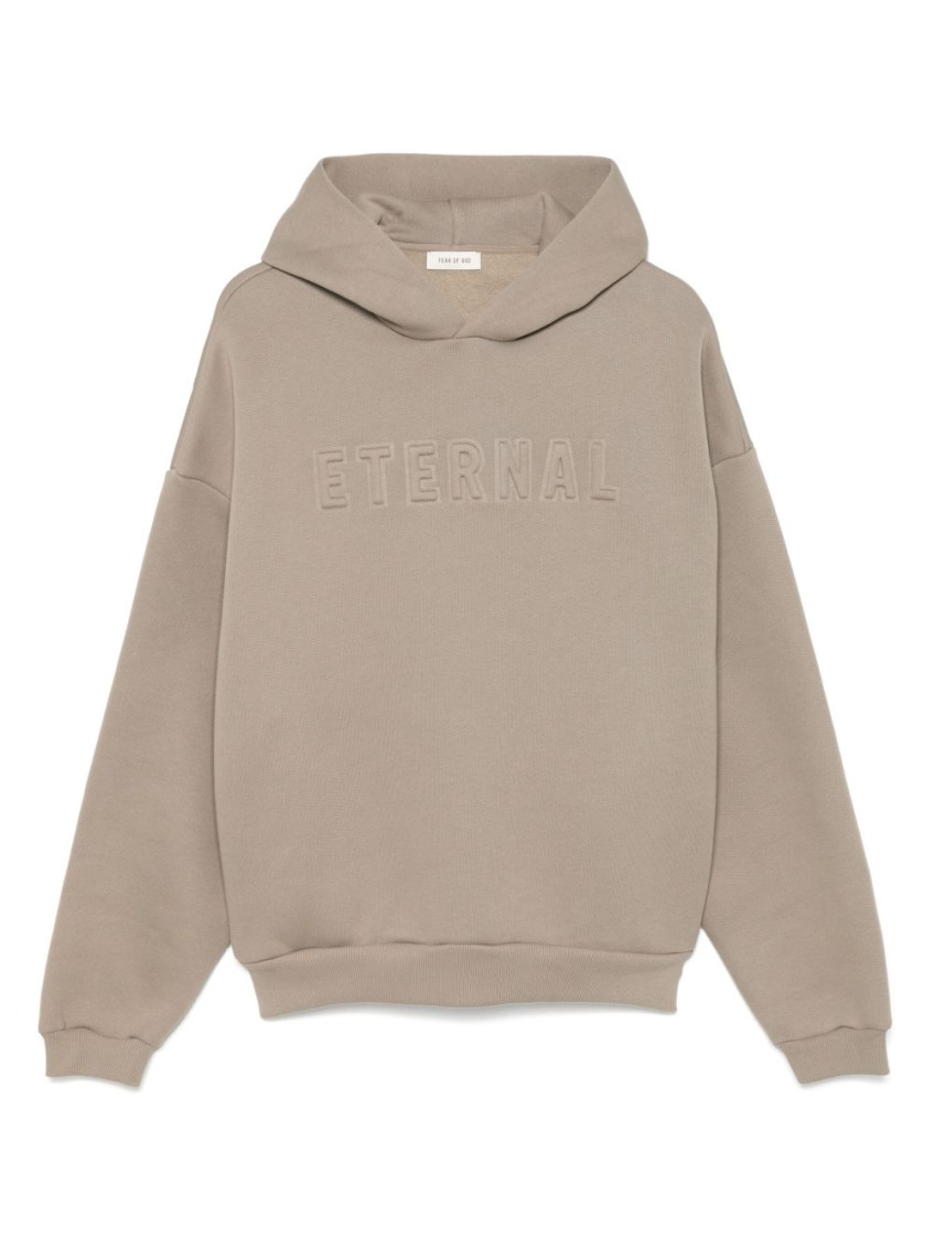 Fear Of God Oversized Hooded Sweatshirt With Ribbed Finish