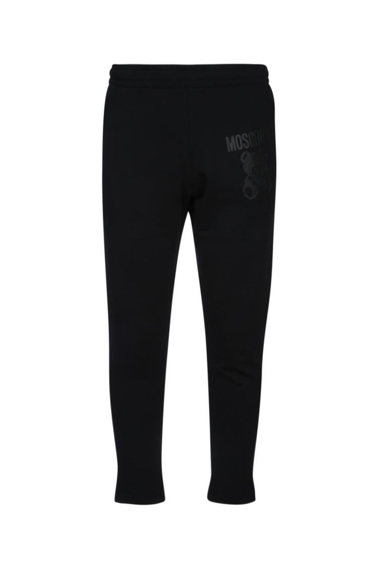 Moschino Black Teddy Mesh Sweatpants