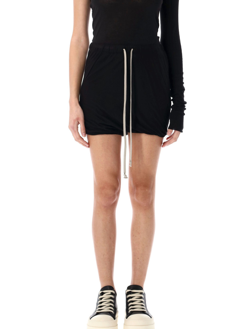 Rick Owens Black Hollywood Buds Shorts