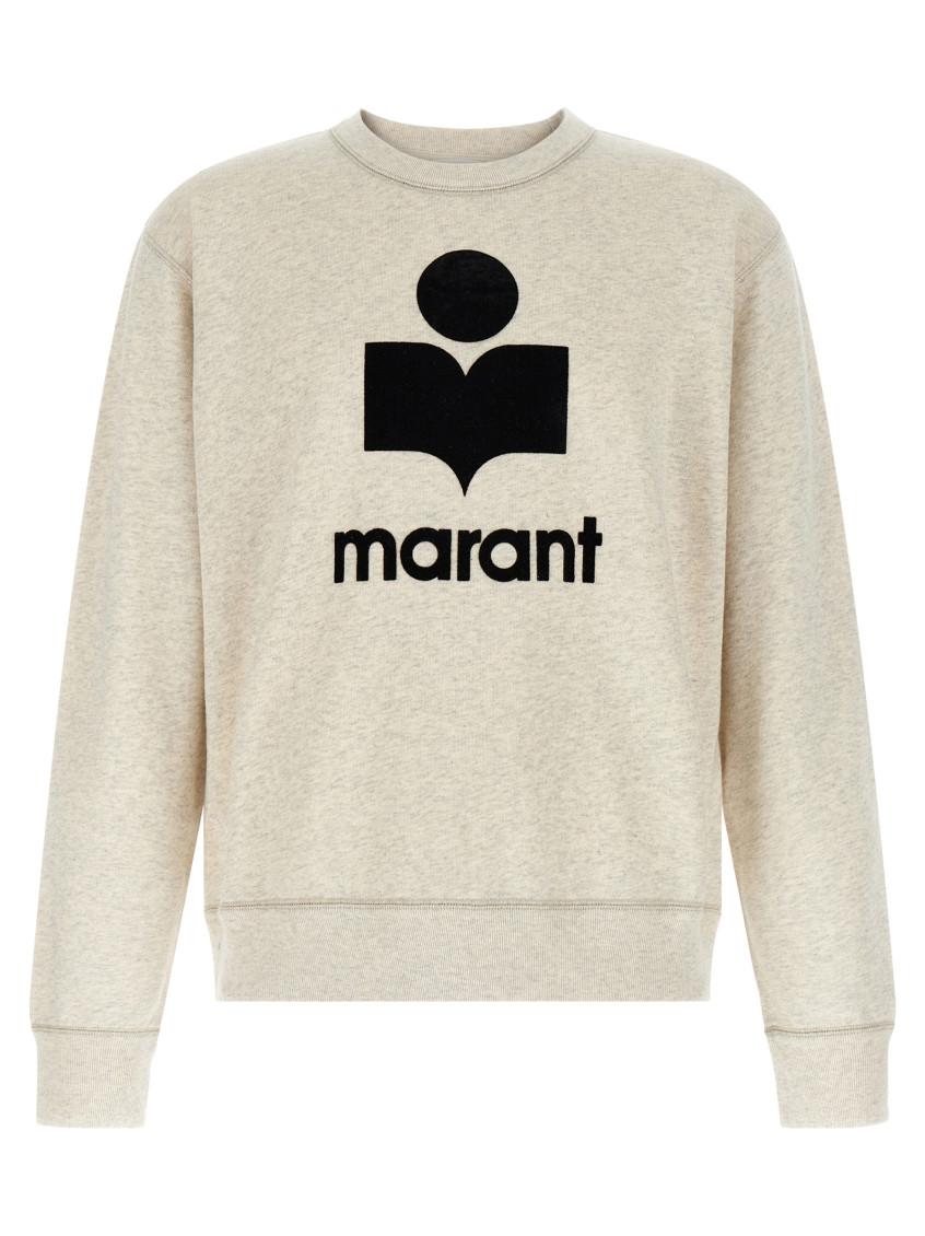 Isabel Marant White Logo Sweatshirt In White