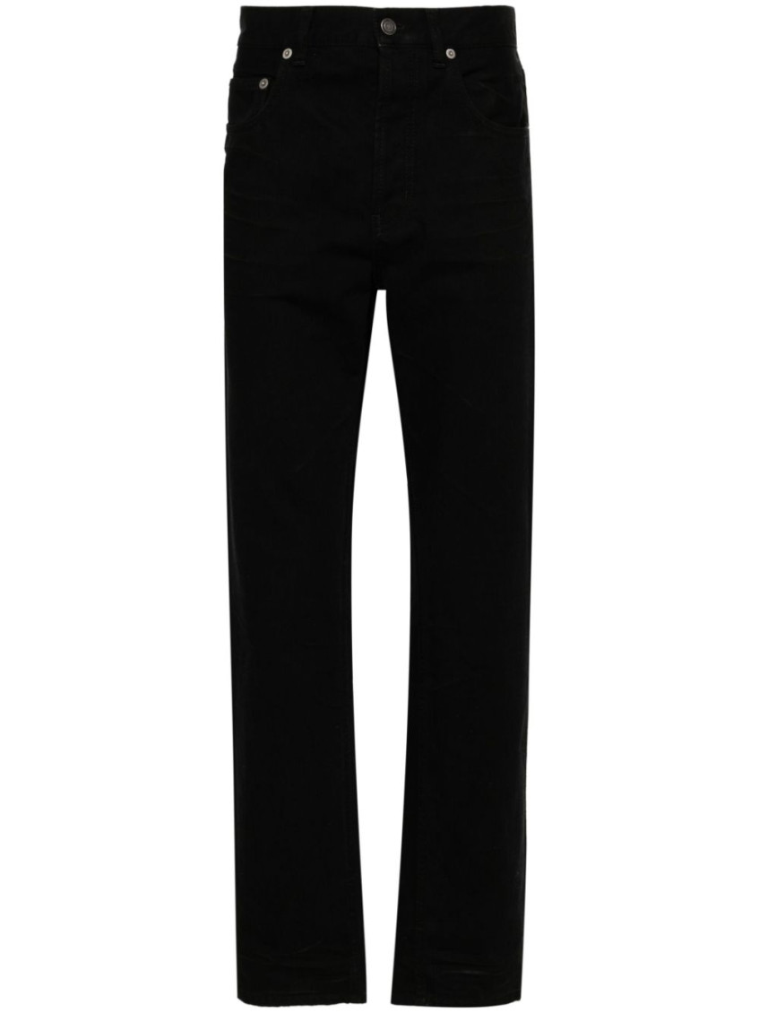 Saint Laurent Denim Jeans In Black