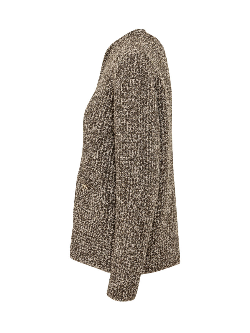 Fabiana Filippi Brown Textured Jacket for Women Online India at