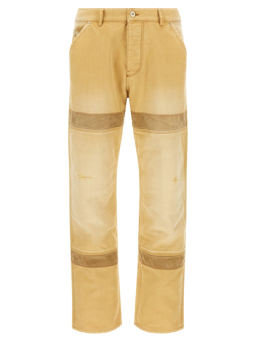 Wales Bonner Japanese Canvas Sierra Straight Trousers In Multi