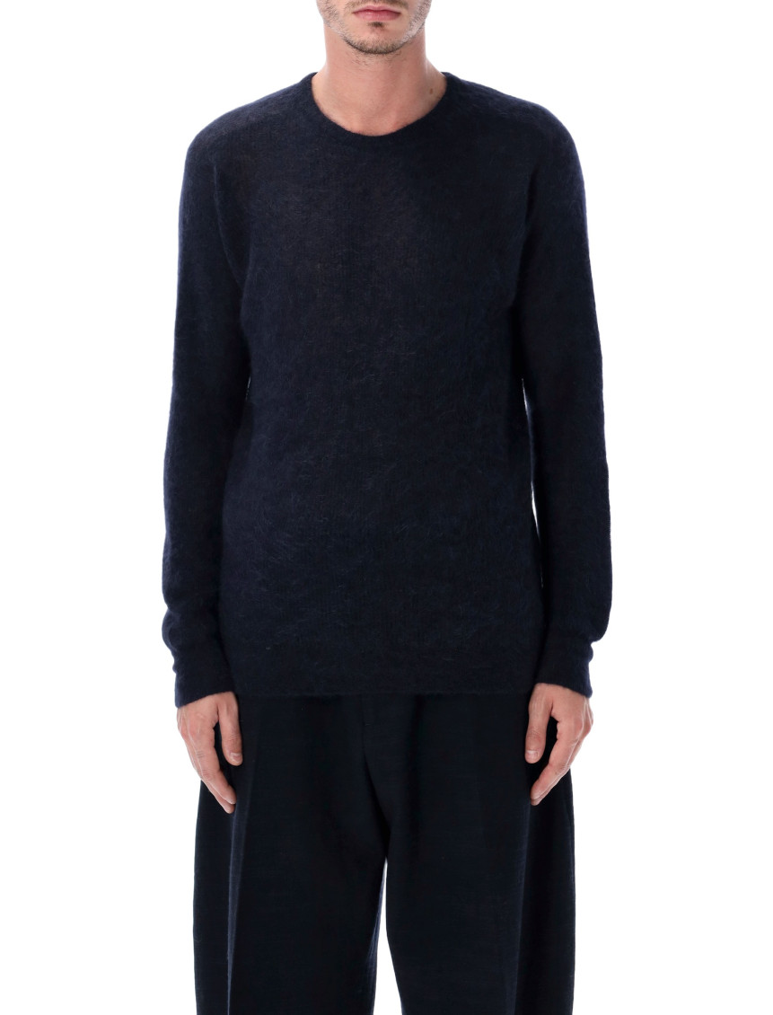 Auralee Suri Alpaca Sweater In Black